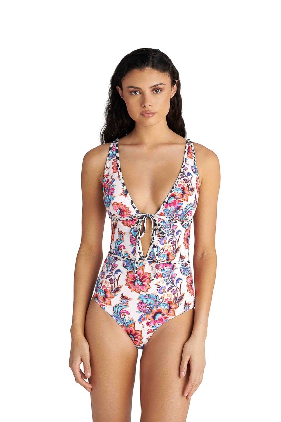 'FLORAL ESCAPE' ΟΛΟΣΩΜΟ ΜΑΓΙΟ ΜΕ ΤΥΠΩΜΑ